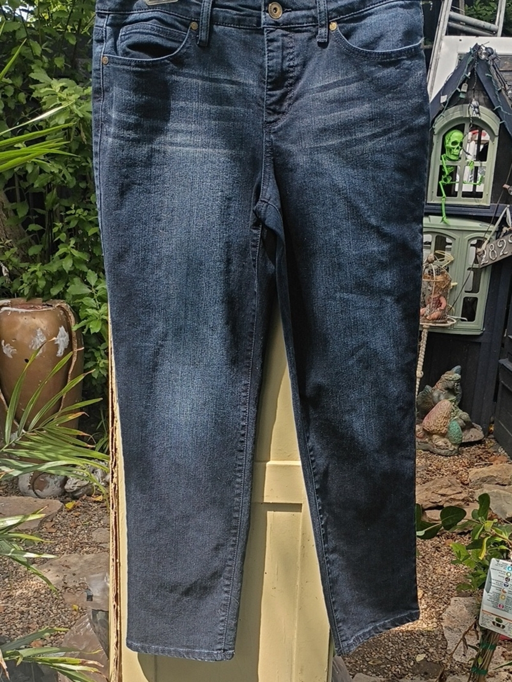 Bandolino Women's Dark Wash Straight Leg Jeans